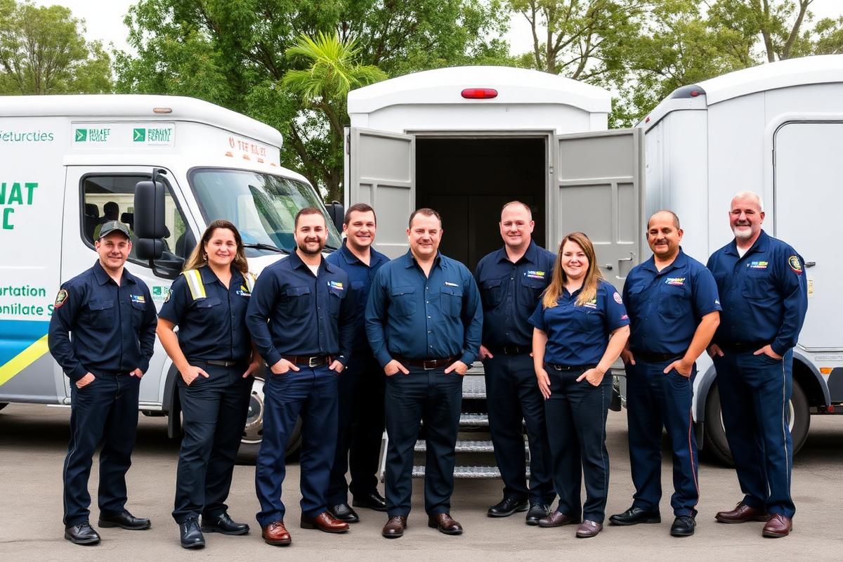 Williamerzo Co. team and service trucks